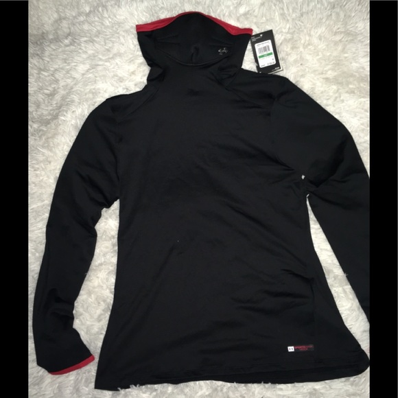 Under Armour Women’s  Black Onyx w/ Built in Face Mask sz Large - Picture 1 of 10